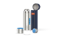 Термос Biostal Авто (1 литр) с термочехлом, стальной