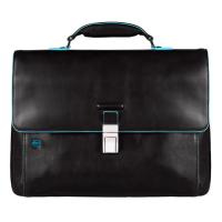 Купить Портфель Piquadro Blue Square, черный, 41х30х10 см арт. CA3111B2/N