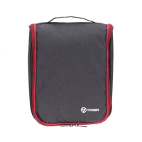 Купить Несессер Torber, чёрно-бордовый, 27х22х11 см арт. T010-BRD