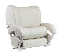 Купить Кресло с перекидной спинкой и болстером, обивка винил, цвет белый арт. MR18012