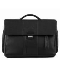 Купить Портфель Piquadro Brief, черный, 41,5x30x14 см арт. CA1045BR/N