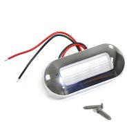 Светильник для подсветки палуб и трапов светодиодный 75х32 мм, синий свет SS