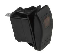 Купить Переключатель двухпозиционный (ON)-OFF 12В/20А 3Р с подсветкой без фиксации 1 положения арт. AES111883PM