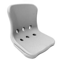 Купить Сиденье пластмассовое 400х420 мм, серое арт. C12518-G