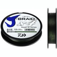 Шнур Daiwa J-Braid X4 Dark Green 0.10мм  135м