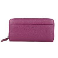 Кошелёк Cross Colors, кожа наппа, фиолетовый, 20x10,2x2 см