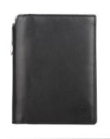 Бумажник для документов с ручкой Cross Classics, кожа наппа, черный, 14х11х1 см