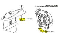 Комплект алюминиевых анодов Yamaha 150-225 л.с.