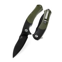 Купить Нож Bestech Penguin сталь D2, рукоять G10 черно-зеленая арт. BG32E