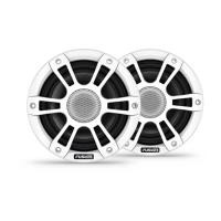 Fusion® Signature Series 3i Marine Coaxial Speakers - 6,5-дюймовые спортивные коаксиальные громкоговорители для лодки белого цвета мощностью 230 Вт (пара)