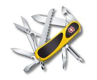 Купить Нож перочинный VICTORINOX EvoGrip 18, 85 мм, 15 функций, жёлтый с чёрными вставками арт. 2.4913.C8