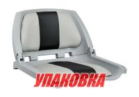 Купить Кресло мягкое складное, обивка винил, цвет серый/угольный (упаковка из 4 шт.) арт. MR18045-1_pkg_4