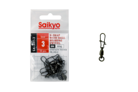 Купить Вертлюг с застежкой Saikyo SA-307-3 - 10 шт арт. SA-307-3