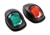 Огни ходовые светодиодные, комплект, черный корпус, 10-30 В