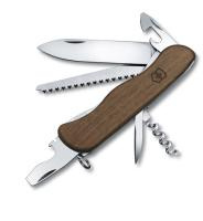 Купить Нож перочинный VICTORINOX Forester, 111 мм, 10 функций, с фиксатором лезвия, деревянная рукоять арт. 0.8361.63