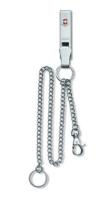 Подвеска на ремень VICTORINOX "Multiclip", с короткой и длинной цепочкой, металлическая