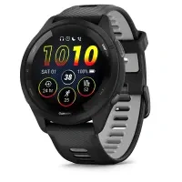 Купить GARMIN FORERUNNER 265, Black Bezel and Case with Black/Powder Gray Silicone Band 010-02810-50 арт. 010-02810-50