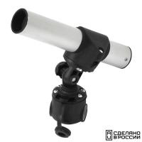 Держатель спиннинга сквозной на леер быстросъемный, алюминий