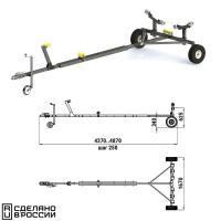 Трейлер для транспортировки легких катеров (чер.мет.)