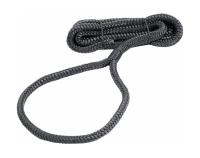 Купить Веревка из сверхпрочного полиэфира с огонами для крепления кранца; d6 мм; L1;5 м; черный арт. 06-444-54