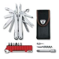 Купить Мультитул VICTORINOX SwissTool Spirit X Plus Ratchet, 105 мм, 36 функций, в нейлоновом чехле арт. 3.0236.N
