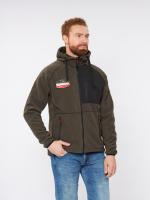 Купить Куртка флисовая Alaskan BlackWater X хаки L с капюшоном арт. ABWXKL