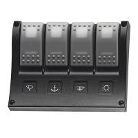 Купить Панель переключателей 4шт с индикаторами включения арт. C91350