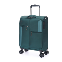 Купить Чемодан Torber Seyd, тёмно-зелёный, нейлон 600D, 36,5х14х54 см, 32 л арт. T2021S-Green