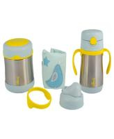 Купить Детский набор Thermos B3000+BS535 BL (термос для еды, термос для напитков), голубой арт. 303035