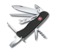 Купить Нож перочинный VICTORINOX Outrider, 111 мм, 14 функций, с фиксатором лезвия, чёрный арт. 0.8513.3