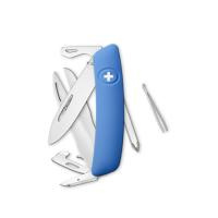 Купить Швейцарский нож SWIZA D08 Standard, 95 мм, 12 функций, синий арт. KNI.0120.1030