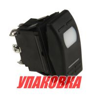 П-ль 3х поз (ON)-OFF-ON 12В/16А 6Р подсветка (упаковка из 10 шт.)