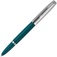 Купить Parker 51 Core - Teal Blue CT, перьевая ручка, F арт. 2123506
