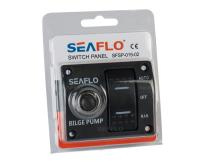 Купить Панель управления с предохранителем для осушительного насоса (ручной-выкл-авто) 12/24В, пластик арт. SFSP-015-02