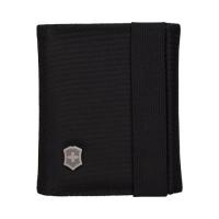 Бумажник Victorinox Travel Accessories 5.0 Tri-Fold Wallet с RFID защитой, чёрный, 9x3x10 см
