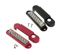 Купить Колодка распределительная электромонтажная, 12 контактов, черная/красная арт. MR1709