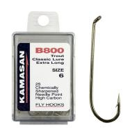 Купить Крючки Kamasan B800-10 Trout Classic Lure Extra Long (25шт) арт. HFB800010X