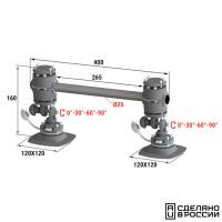 Рейлинг быстросъемный 400мм, на баллон НЛ