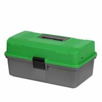 Ящик рыболова двухполочный зеленый Helios