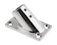 Основание стойки леера 1" (25;4 мм); 45 град; прямоугольное