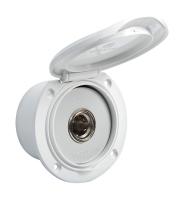 Купить Короб с быстроразъемным штуцером; круглый; белый арт. 16-441-55