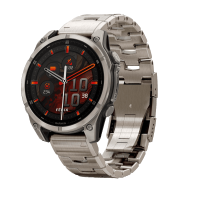 Garmin Fenix 8 - 47 мм, AMOLED Sapphire, Titanium, светло-серый, титановый ремешок