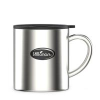 Кружка Biostal (0,45 литра) c металлической ручкой и крышкой