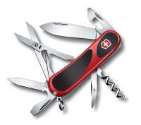 Купить Нож перочинный VICTORINOX Evolution S14, 85 мм, 14 функций, красный с чёрными вставками арт. 2.3903.C