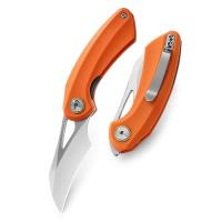 Купить Нож Bestech Bihai сталь 14C28N, рукоять G10 оранжевая арт. BG53B-1
