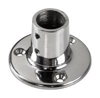 Основание стойки леера 7/8"(22;2 мм); 90 град; круглое