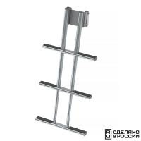 Купить Трап дайверский телескопический быстросъемный, 3 черных ступени (ширина 450мм.) арт. 040185BT