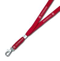 Купить Шнурок на шею VICTORINOX, с карабином, красный, полиэстер / цинковый сплав арт. 4.1879