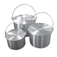 Tramp набор котлов алюминиевых с крышкой 4,8л+9л