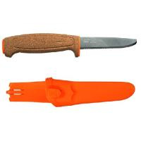 Купить Нож Morakniv Floating Serrated Knife, нержавеющая сталь, пробковая ручка, оранжевый. 13131 арт. 43552